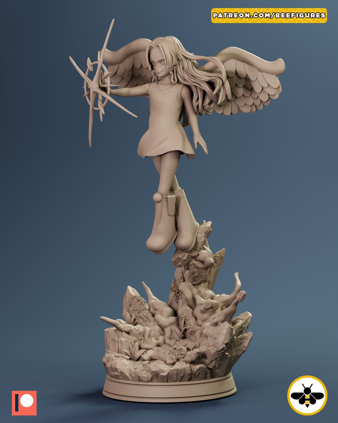 Bee Figuress Snake Boa Hancock Seraphim One Piece view 3