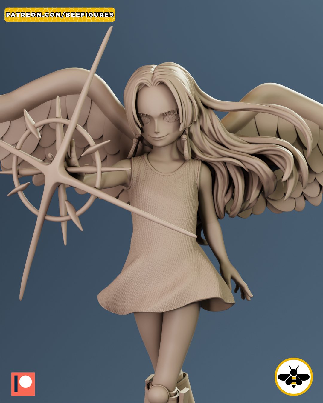 Bee Figuress Snake Boa Hancock Seraphim One Piece view 6