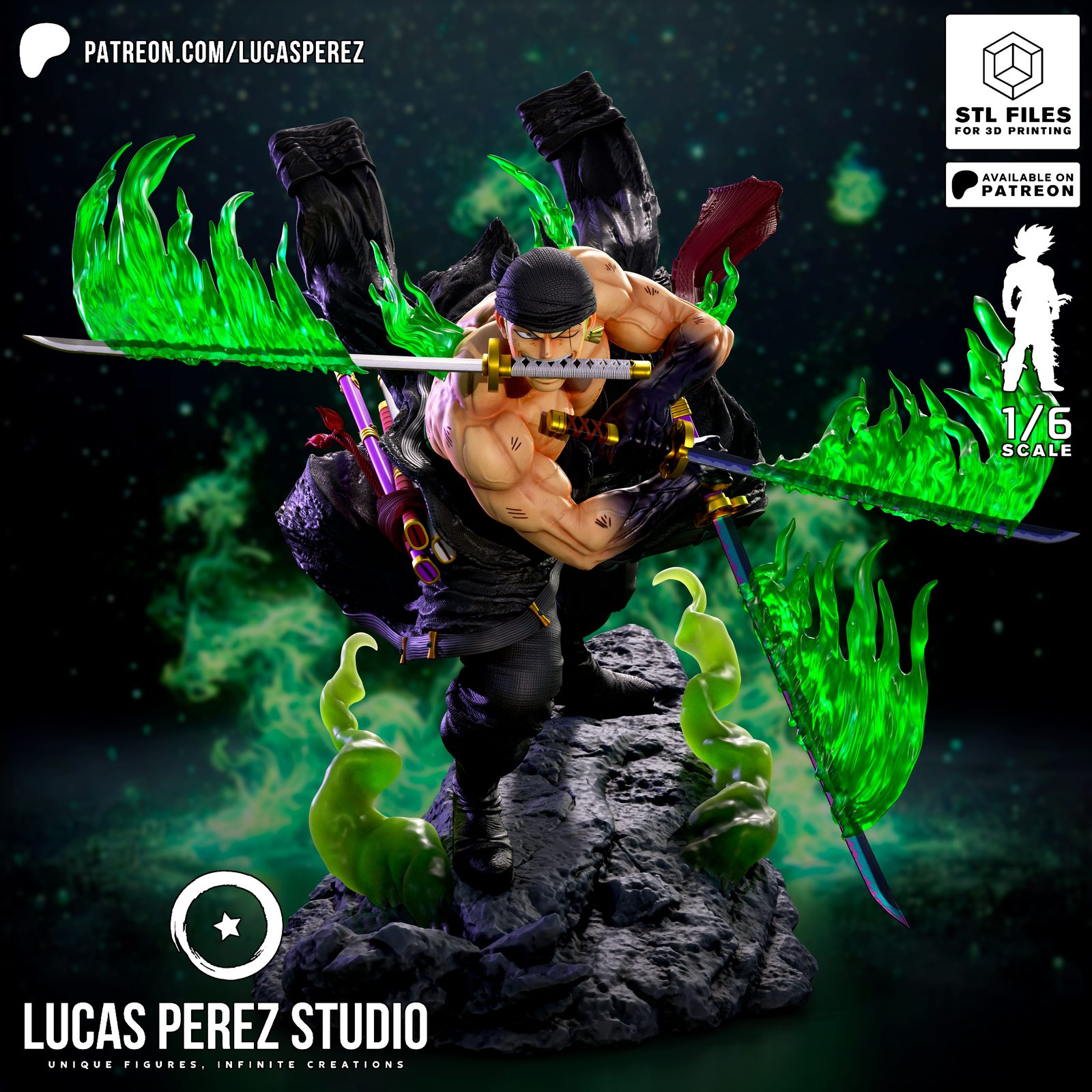 Lucas Perez Roronoa Zoro 1-6 view 2