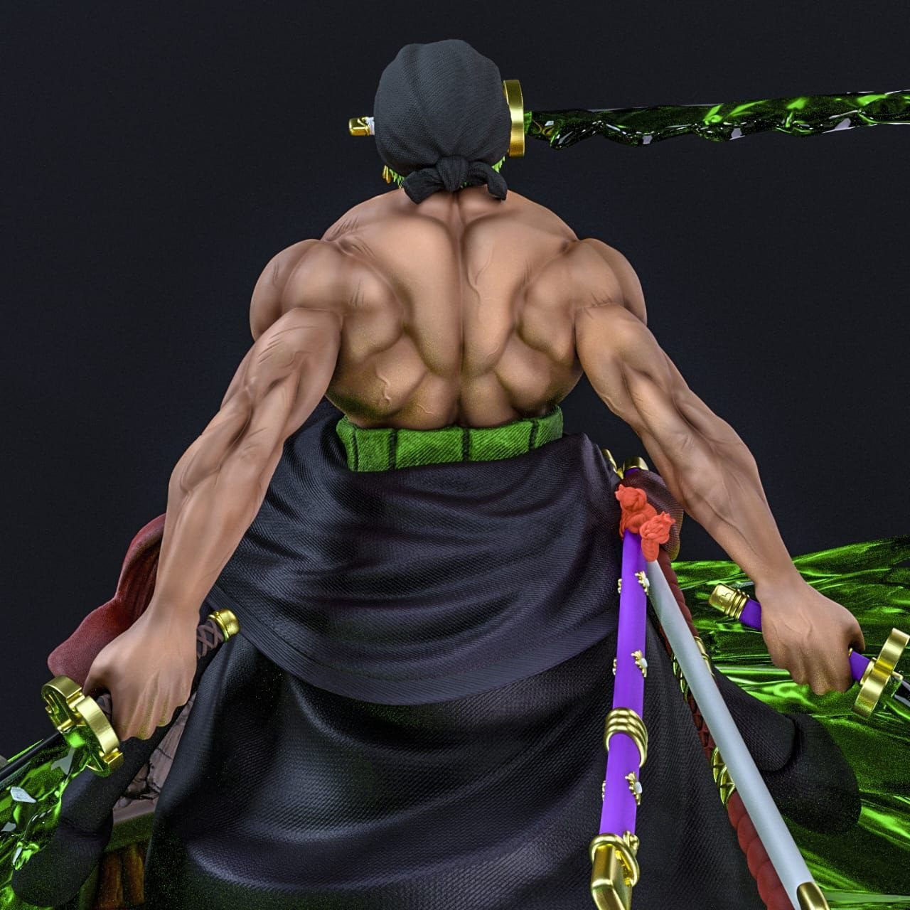 Roronoa Zoro By Natan Silva view 2