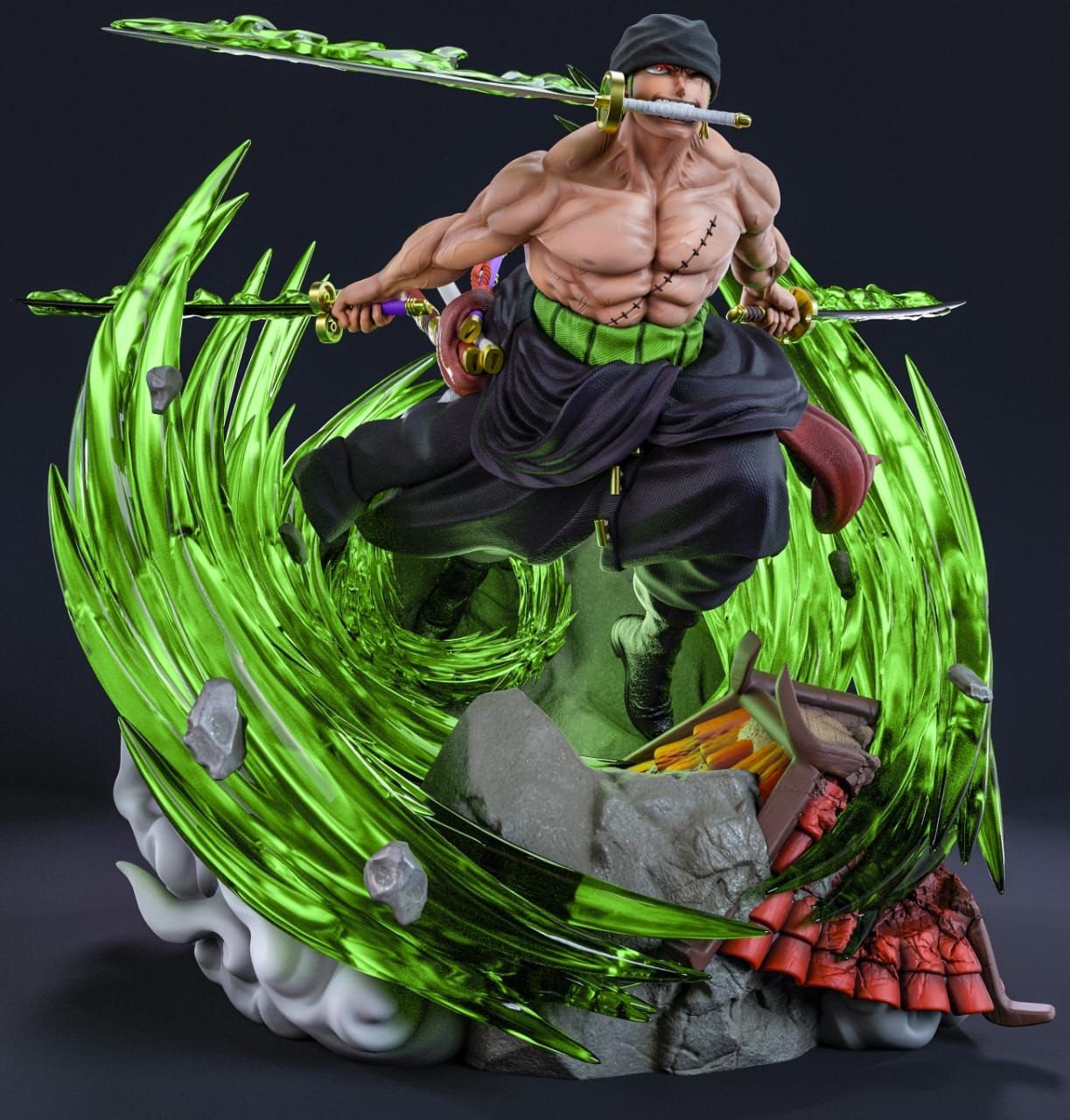 Roronoa Zoro By Natan Silva view 4
