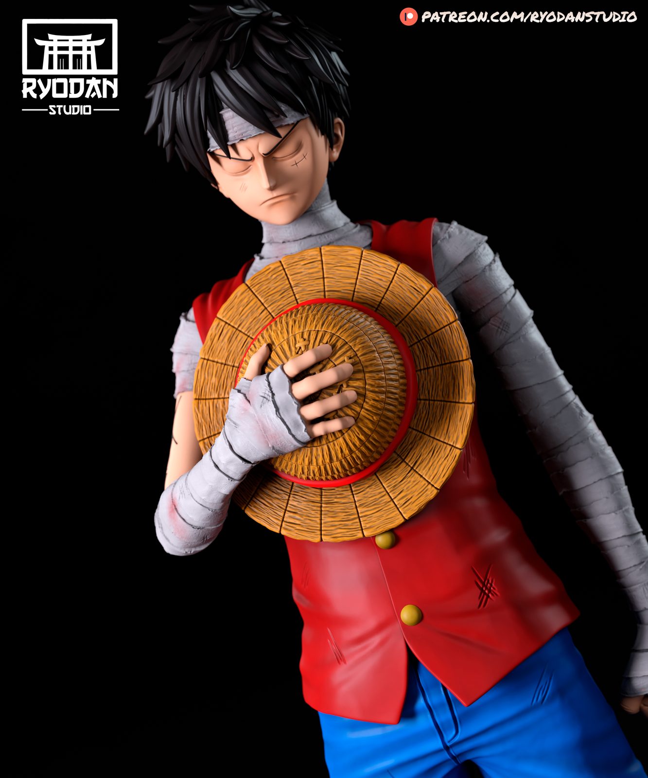 Luffy Marineford view 3