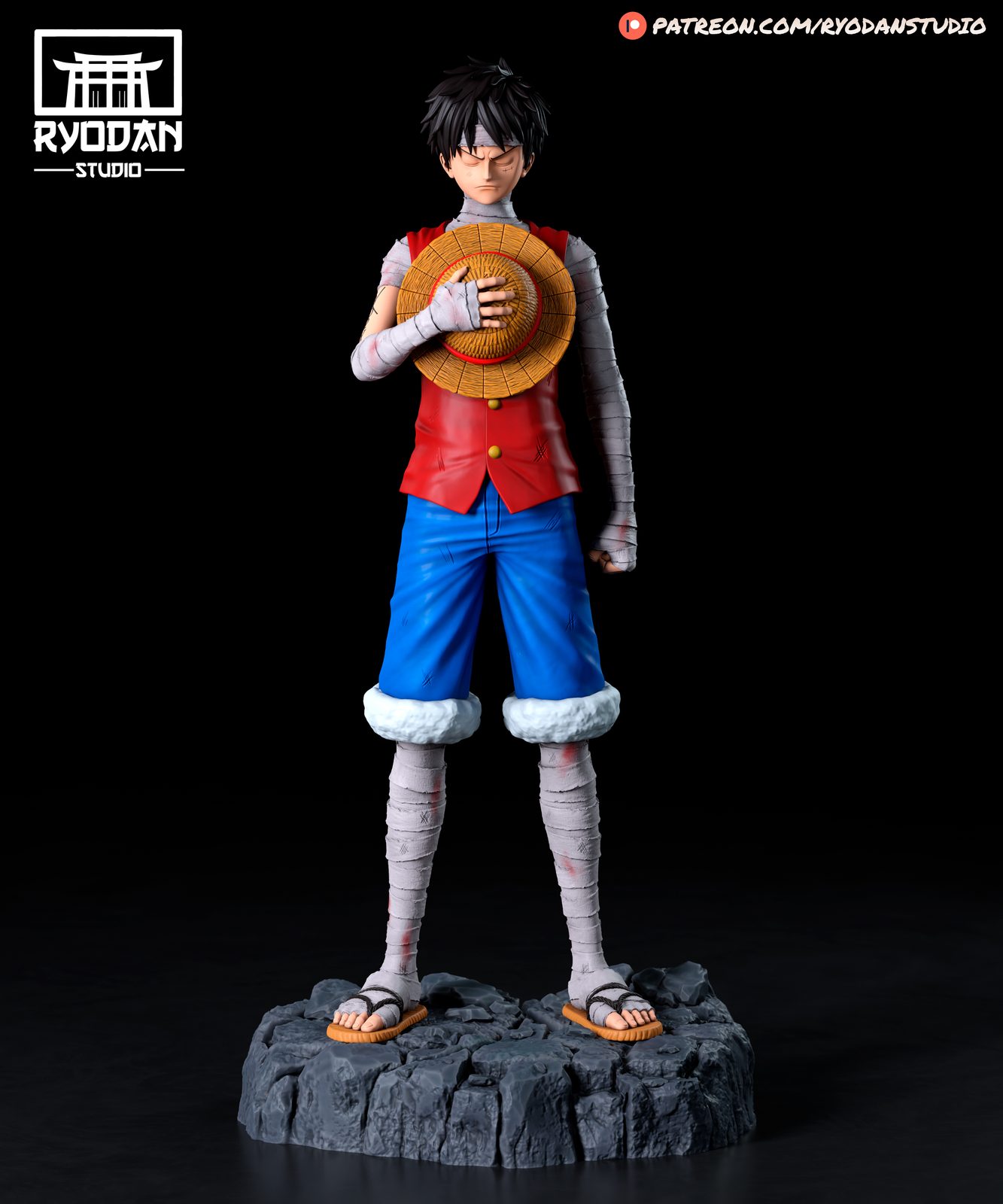 Luffy Marineford view 4