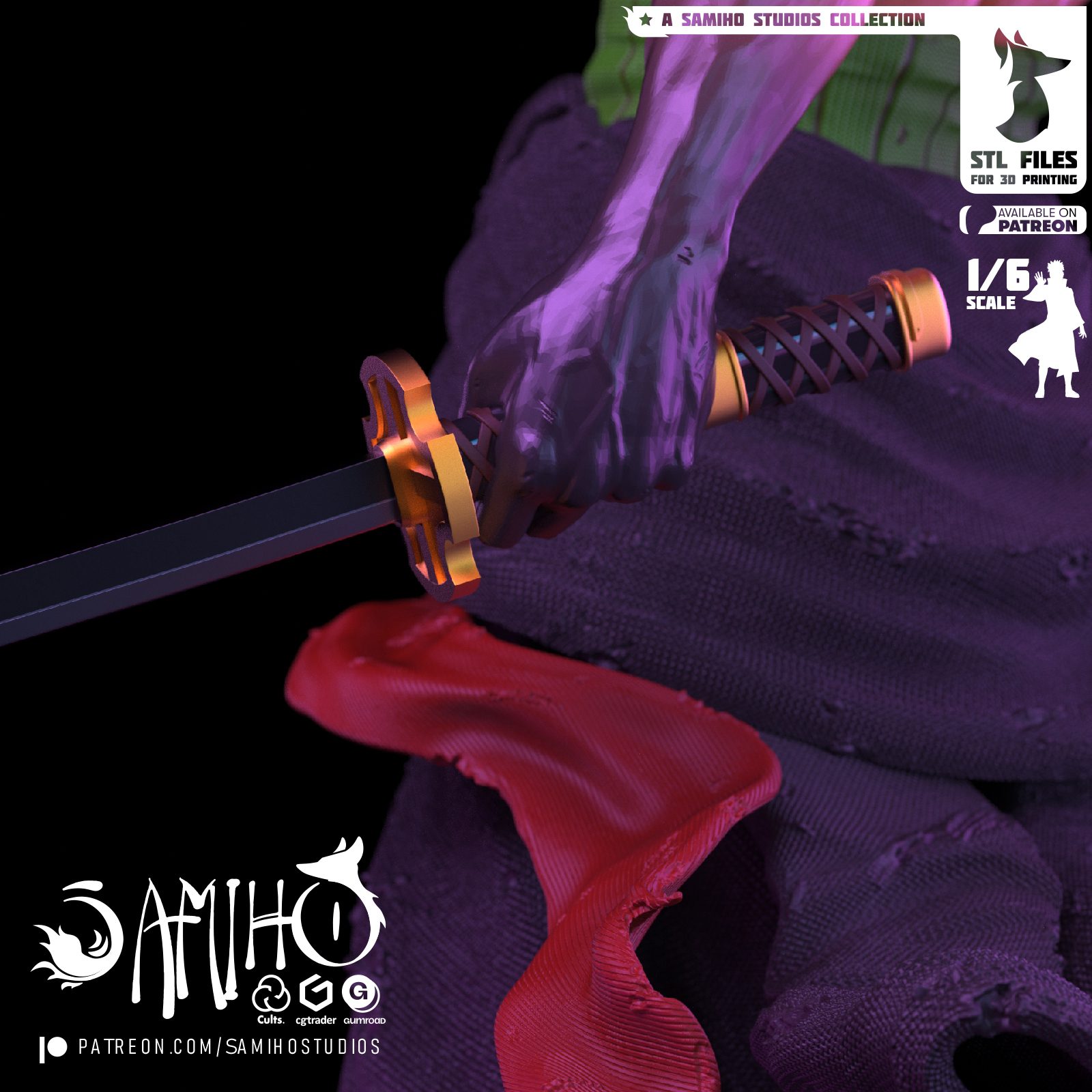 Samiho Studios Zoro Ashura view 5