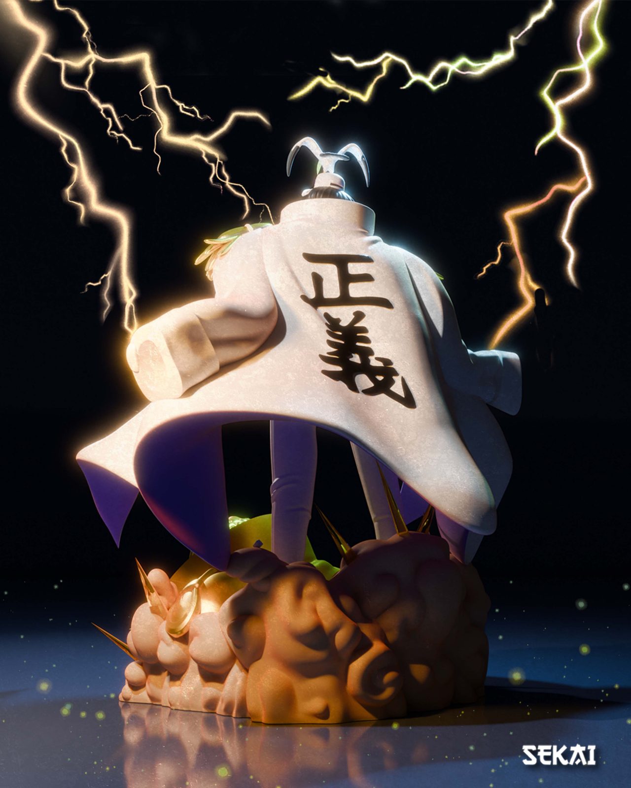 Sengoku Statue view 3