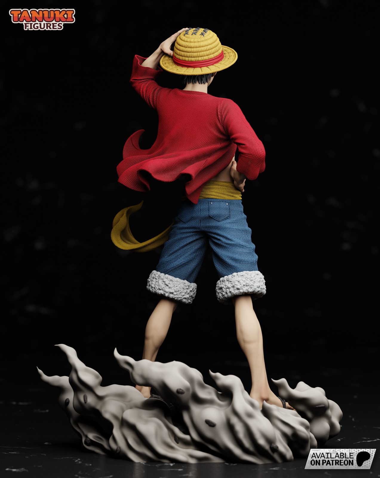 Tanuki Figures Luffy Fullsize (2) view 4