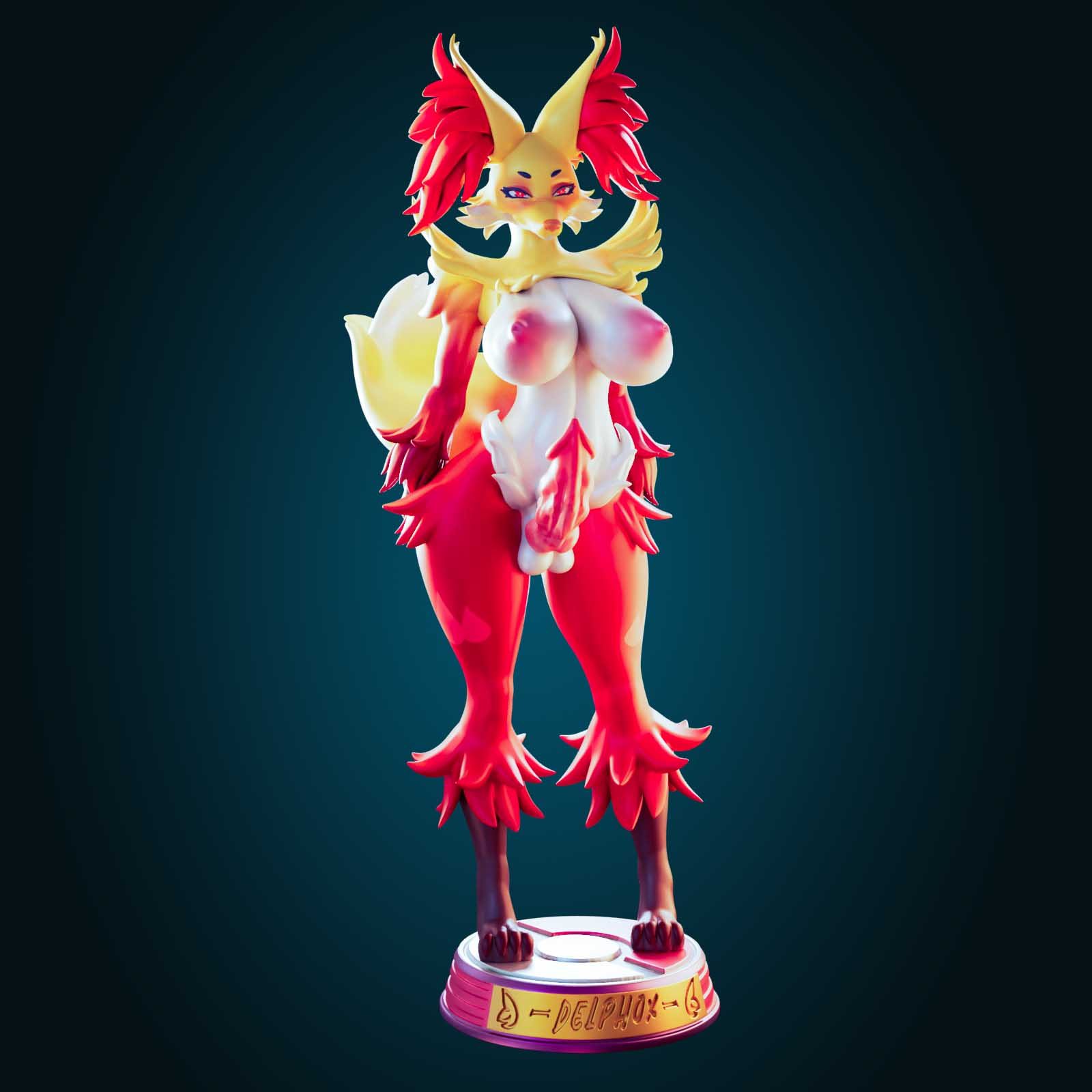 2023-11-29 Delphox Thicc Pokemon Mommy+Futa view 3