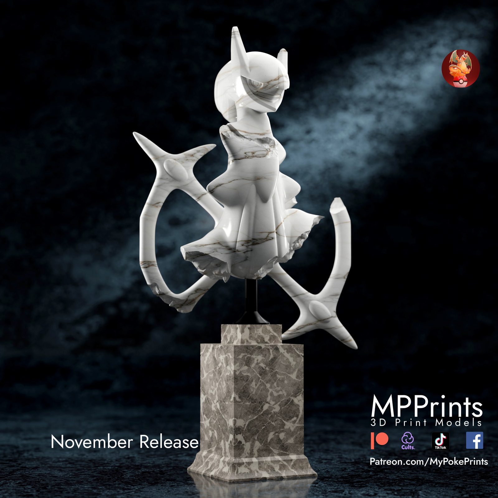 Arceus Bust view 2
