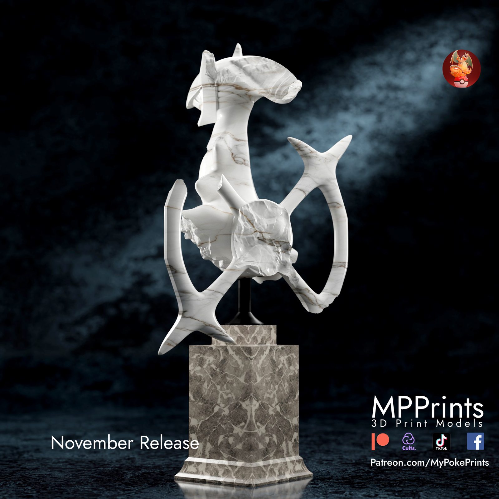 Arceus Bust view 3