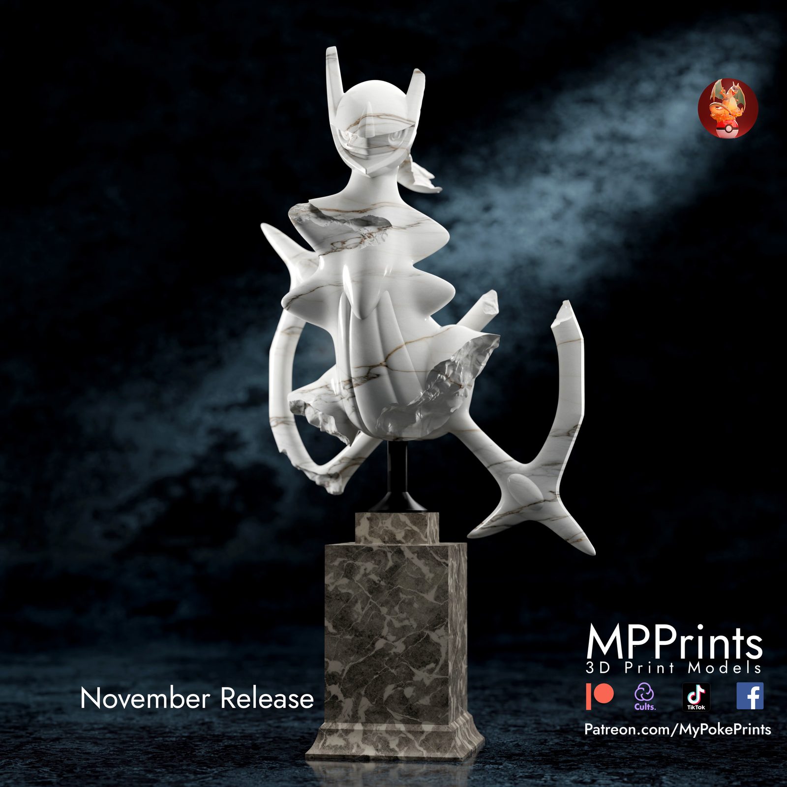 Arceus Bust view 4