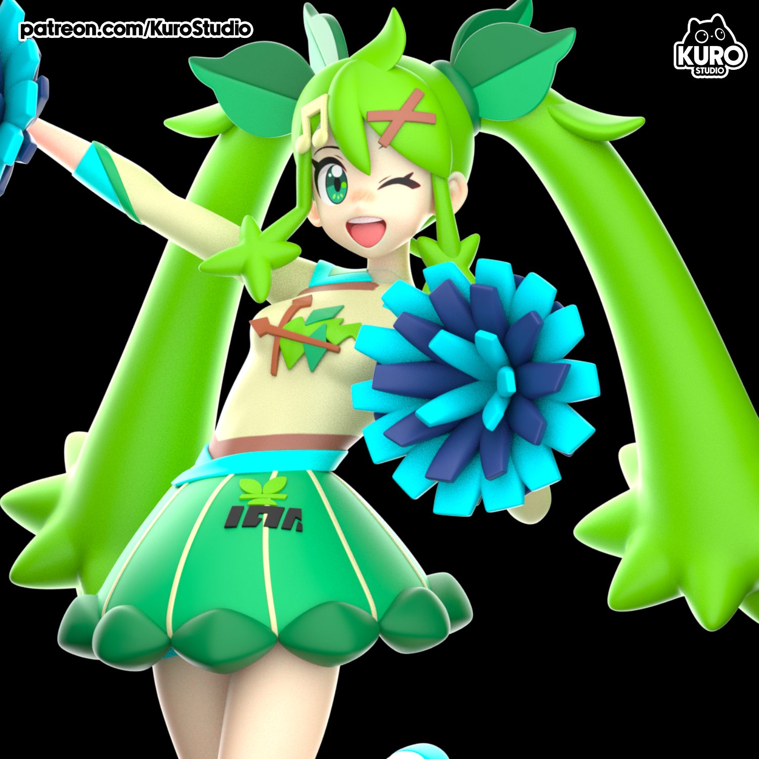 Kuro Studio Grass Miku
