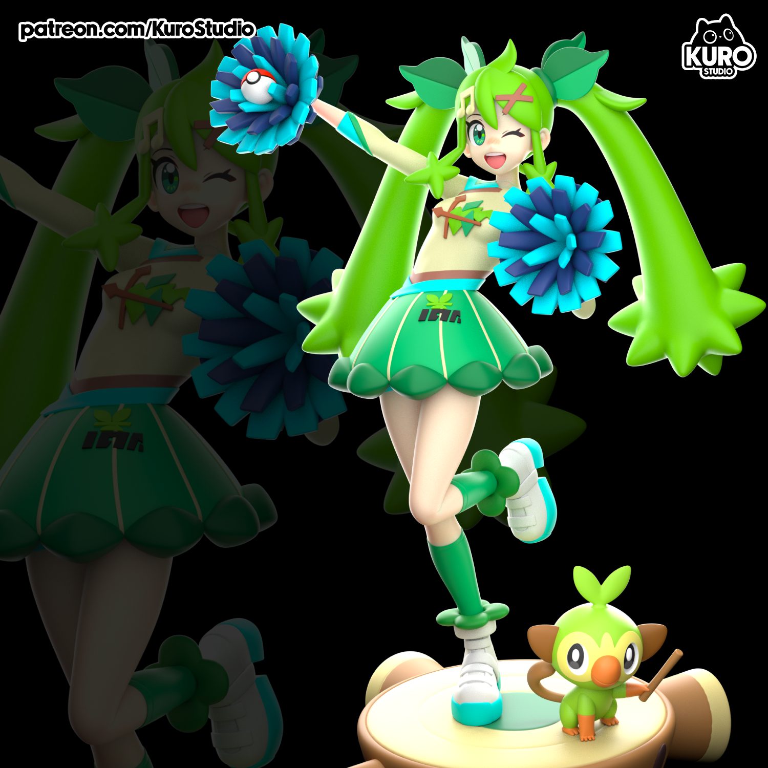 Kuro Studio Grass Miku view 2