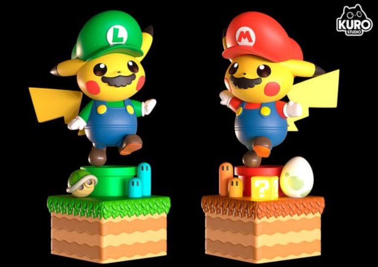 Pikachu Luigi And Mario