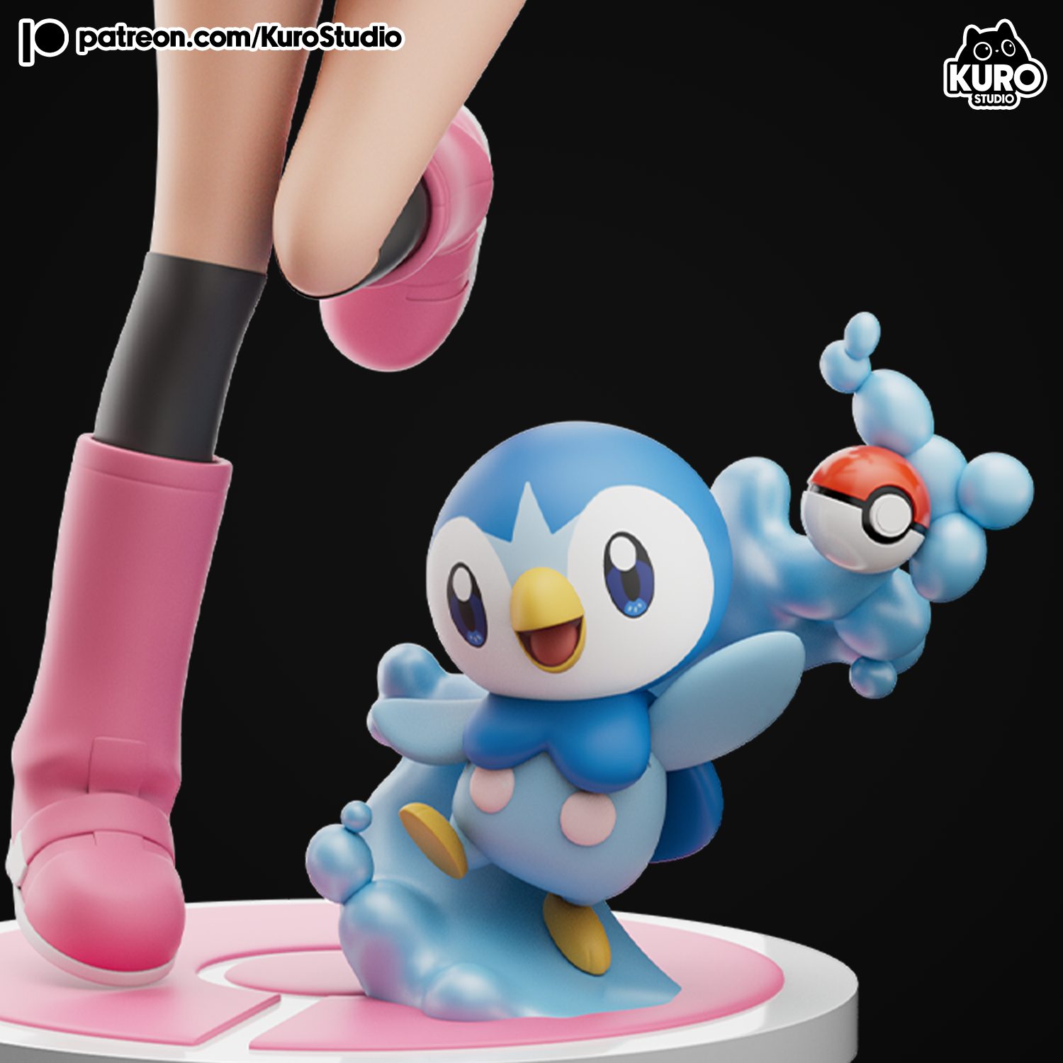 Kuro Studiodawn Piplup view 3