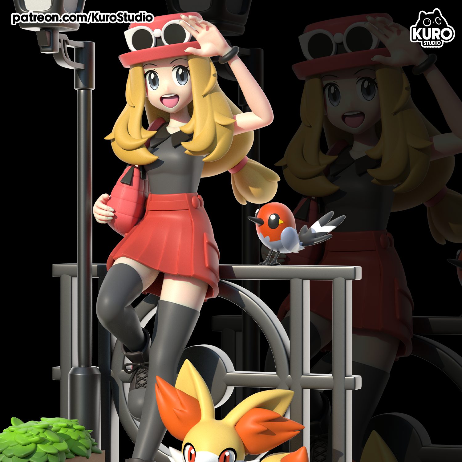 Kuro Studioserena Fennekin view 4