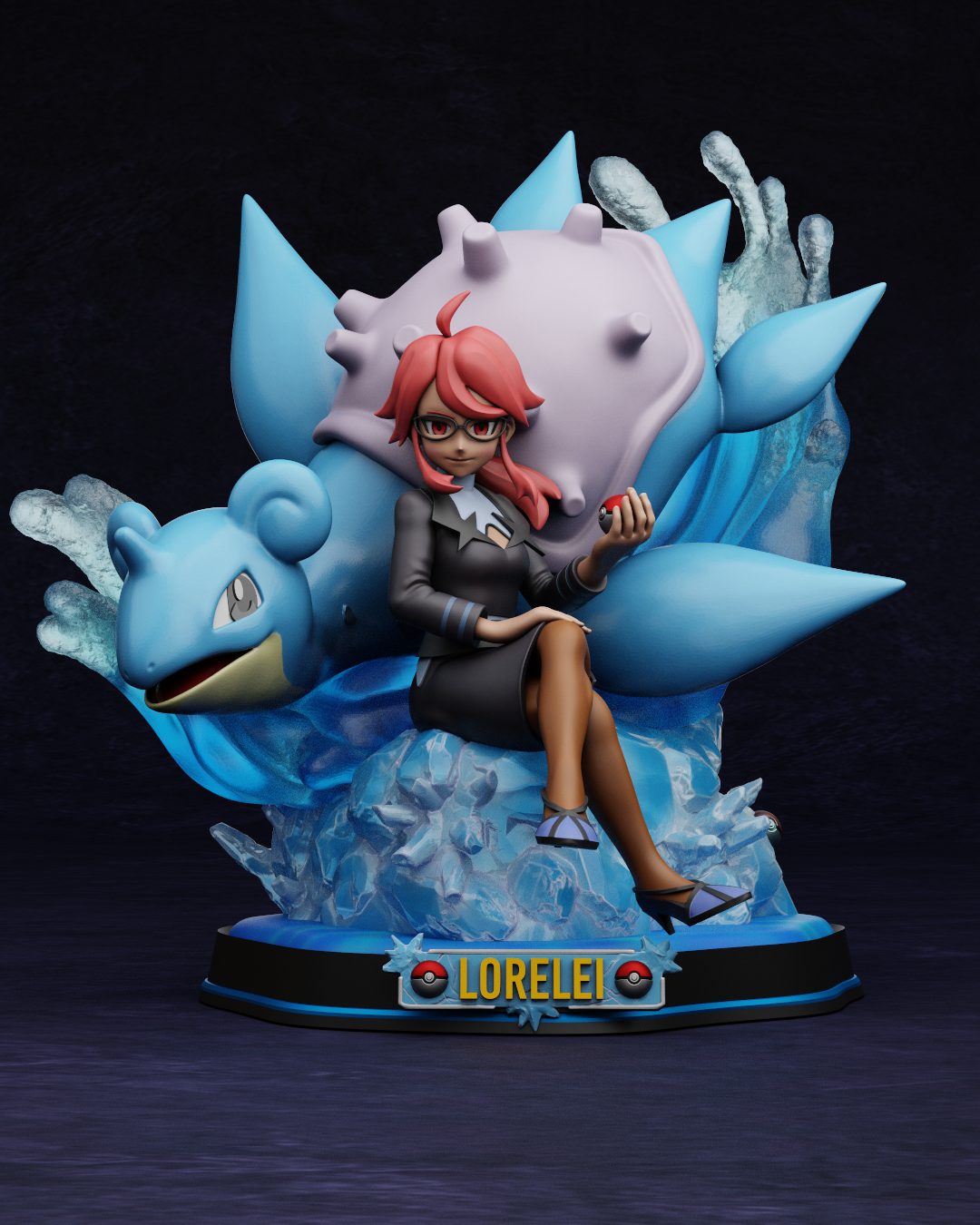 Merge Project Figures Lorelei And Lapras