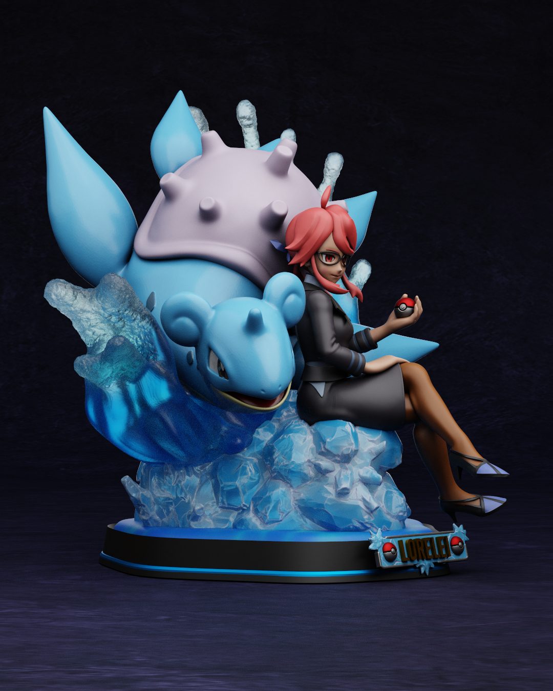 Merge Project Figures Lorelei And Lapras view 3
