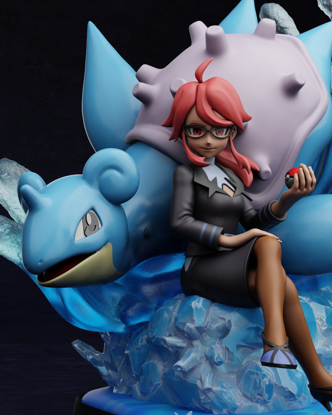 Merge Project Figures Lorelei And Lapras view 5