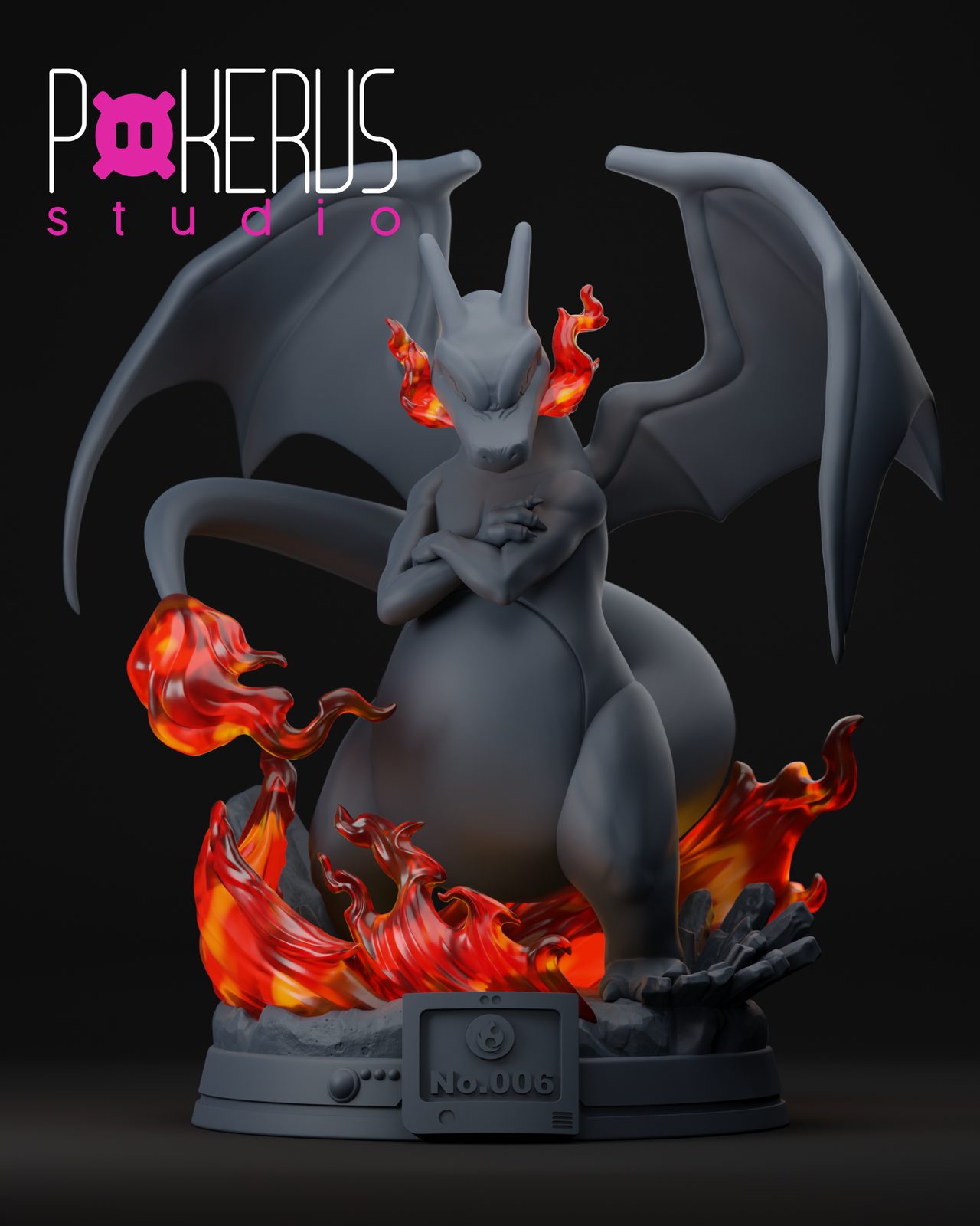 Pokerus Studio Charizard view 2