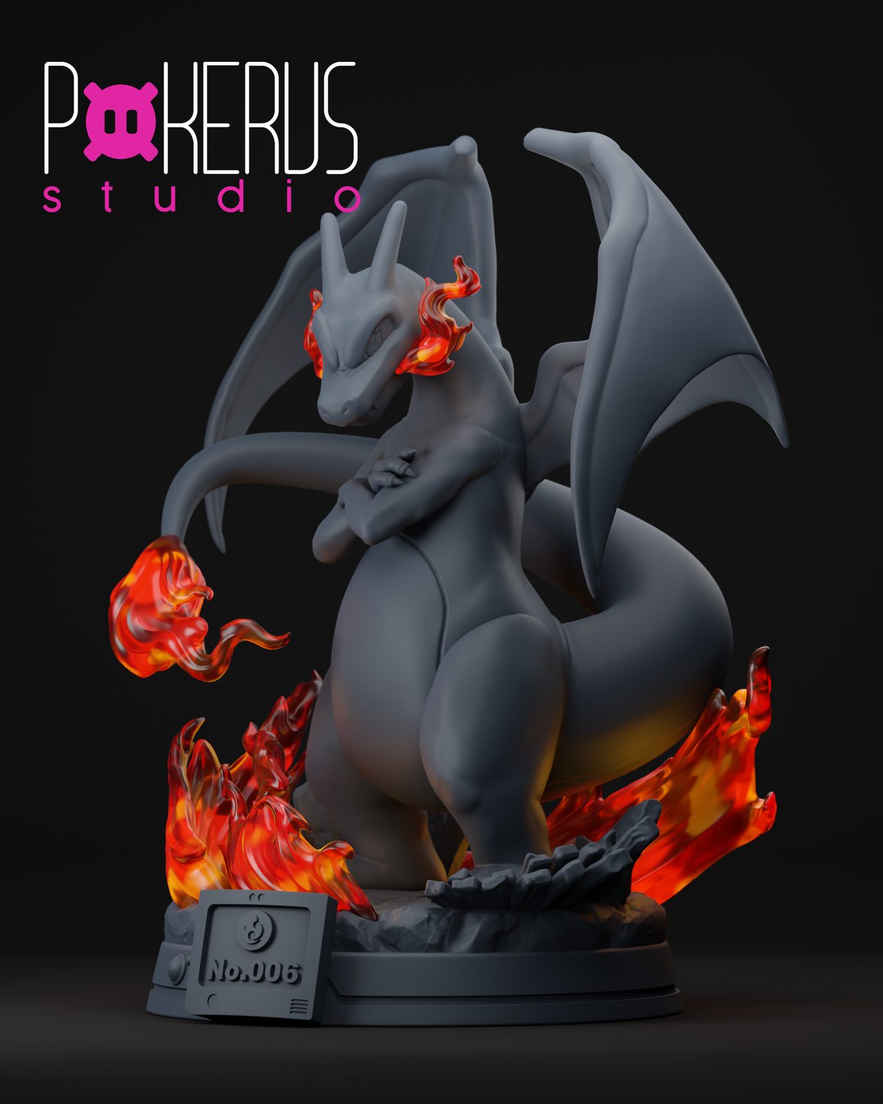 Pokerus Studio Charizard view 3