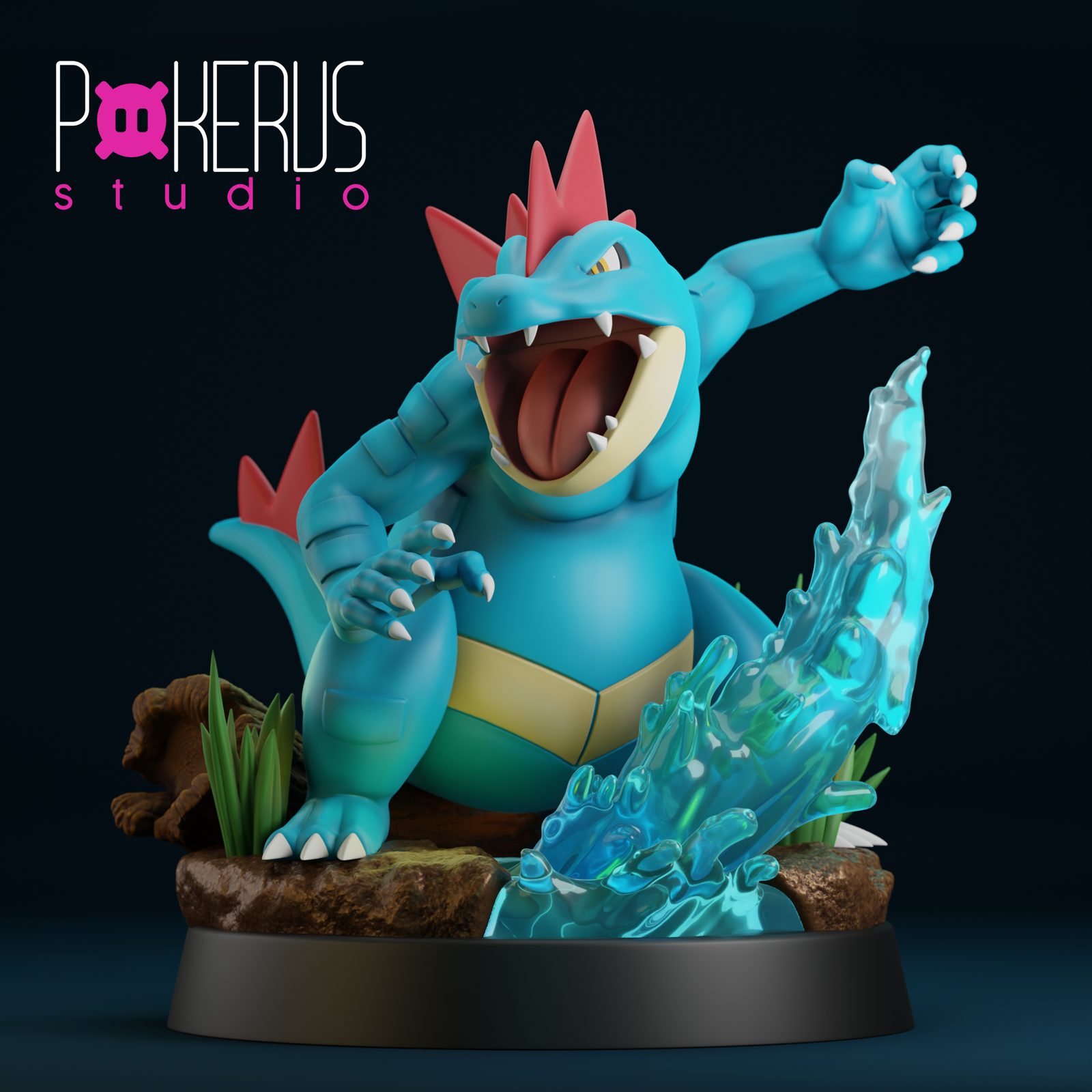 Pokerus Studio Feraligatr
