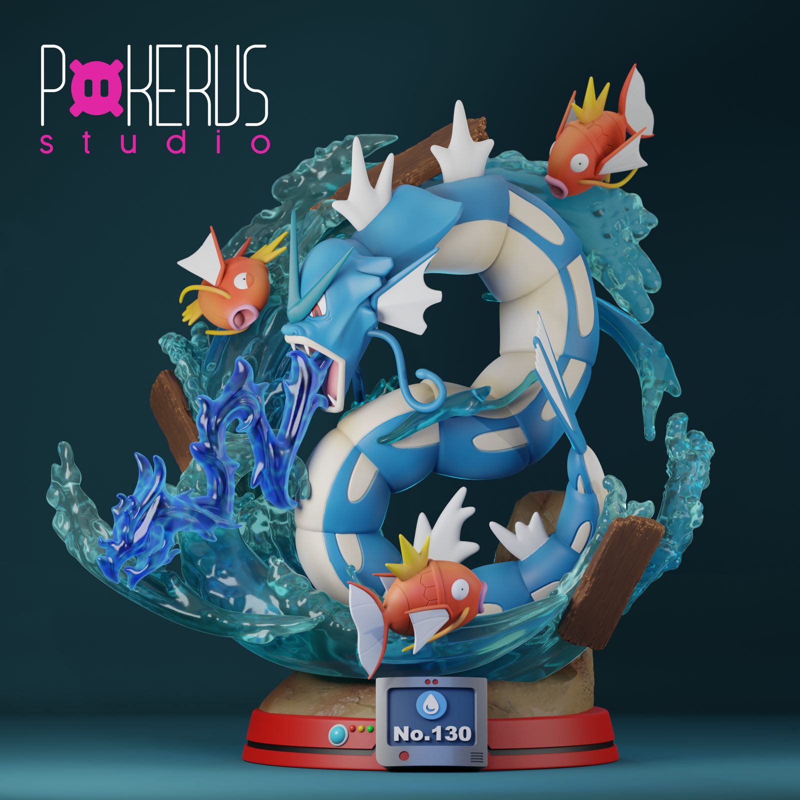 Pokerus Studio Gyarados Mythic view 4