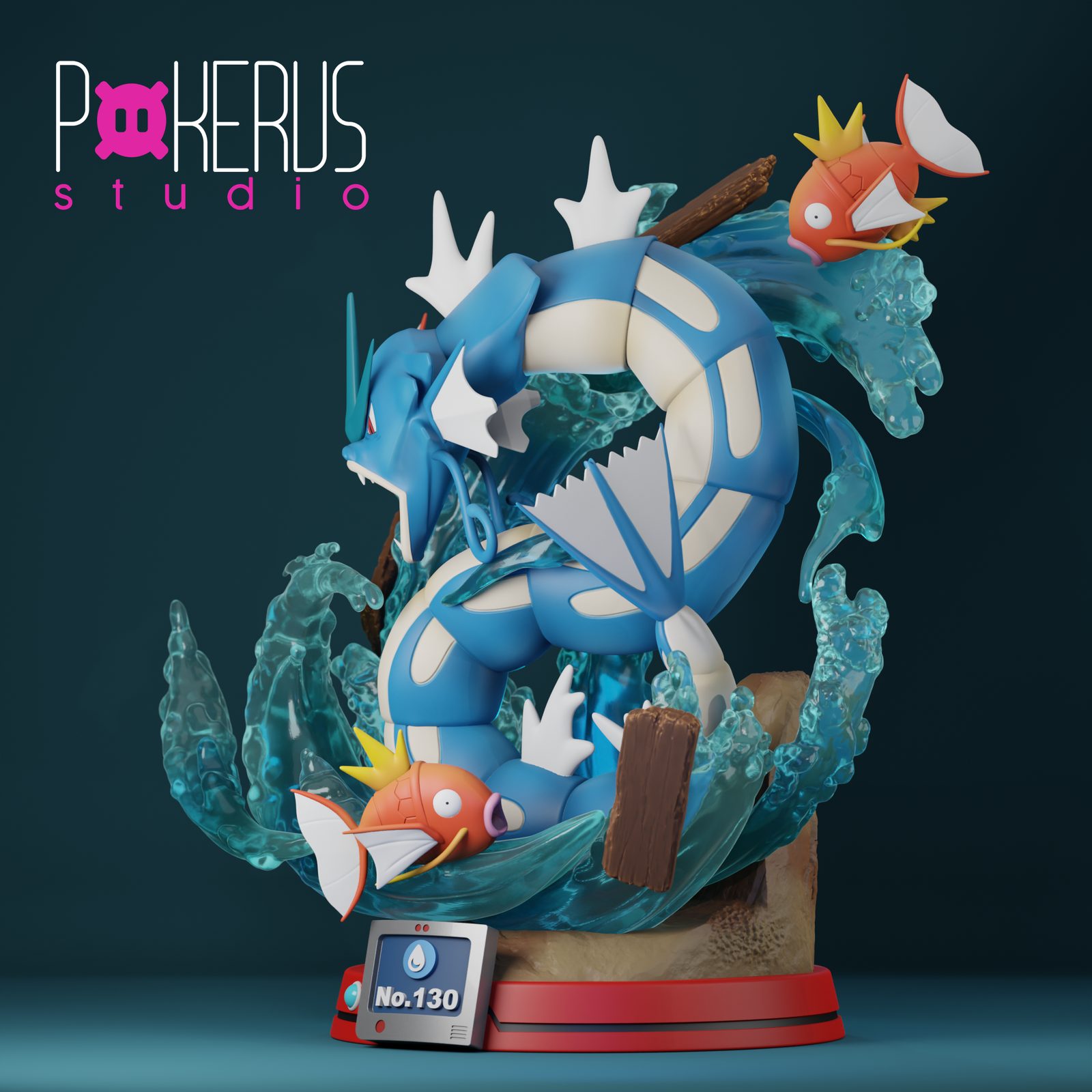 Pokerus Studio Gyarados Mythic view 5