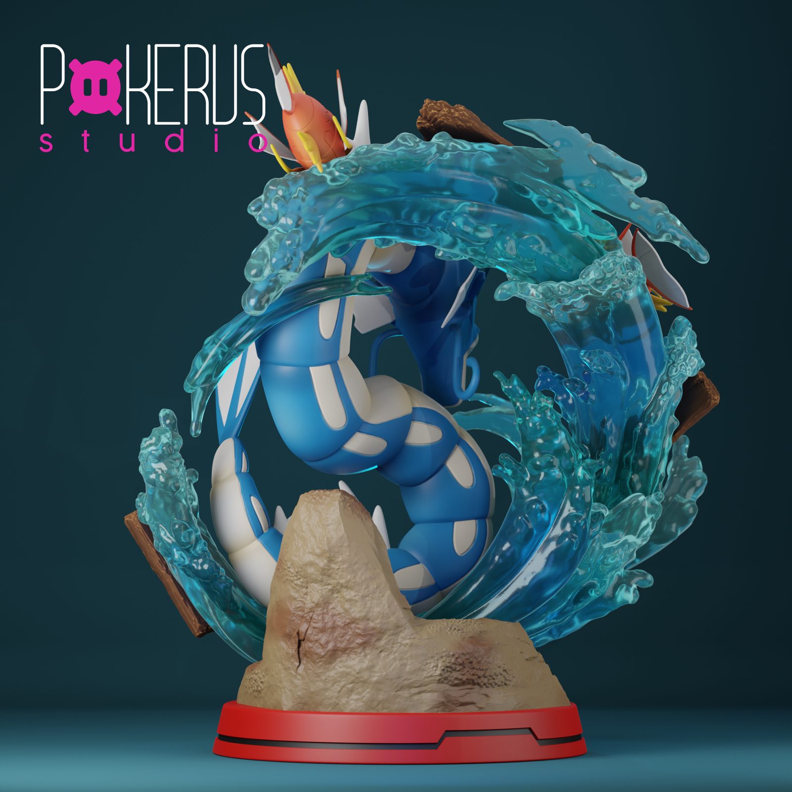 Pokerus Studio Gyarados Mythic view 6