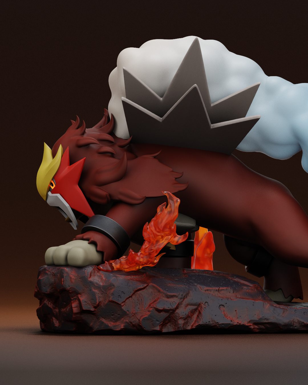 Stl Entei view 4