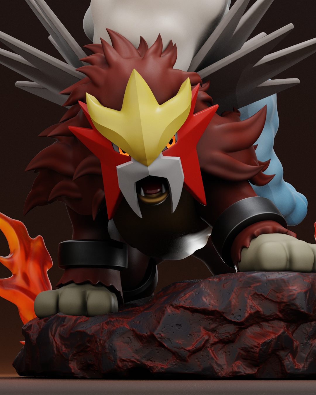 Stl Entei view 6