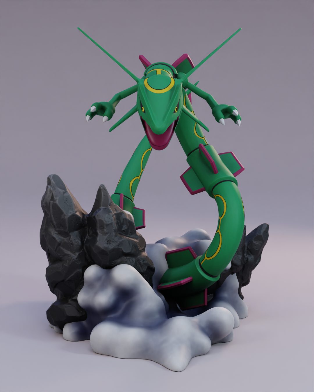 Rayquaza Statue And Flexi