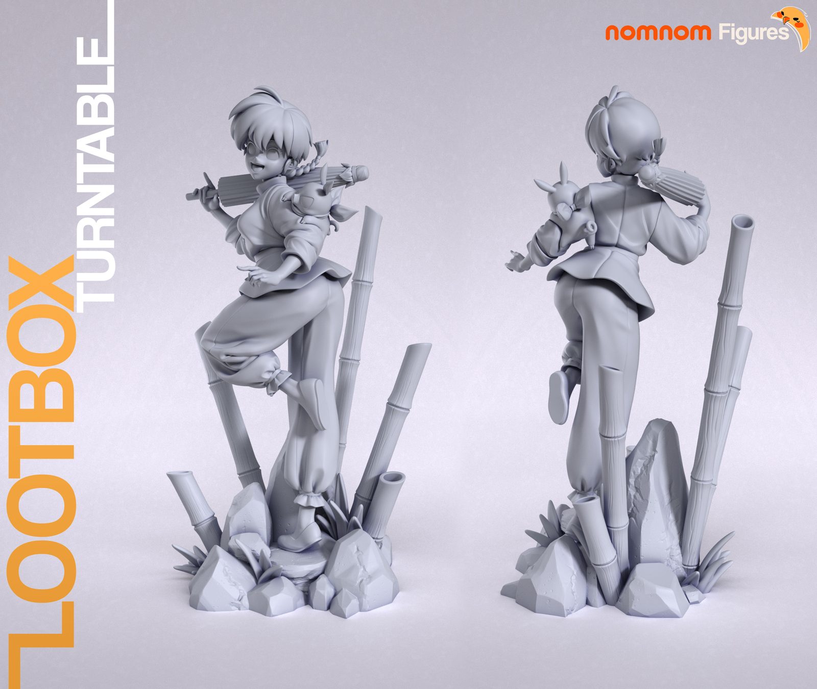 Nomnom Figures Ranma view 3