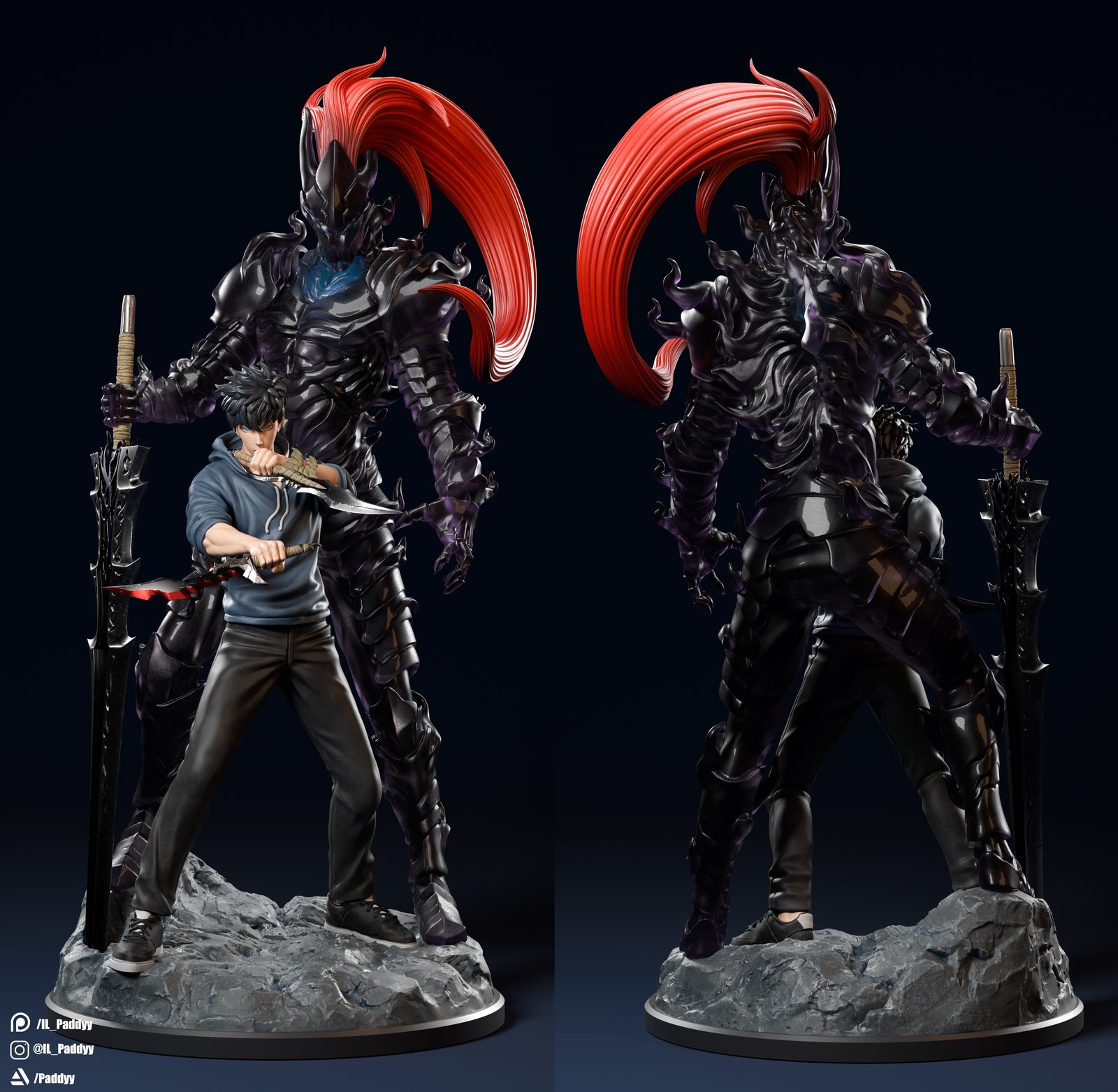 Paddyysung Jin Woo And Igris view 2