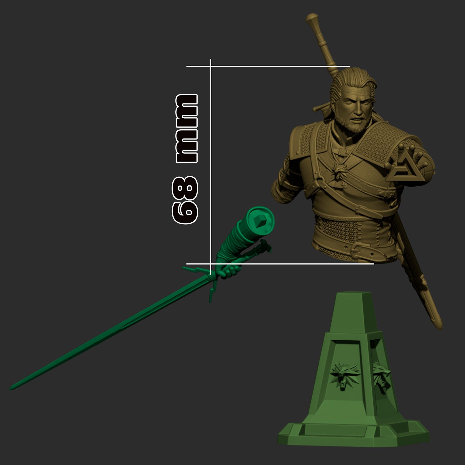 Geralt Bust 01