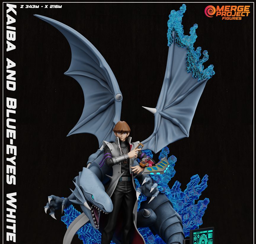 Merge Project Figures Kaiba And Blue Eyes White Dragon view 2