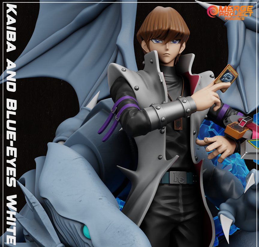 Merge Project Figures Kaiba And Blue Eyes White Dragon view 3