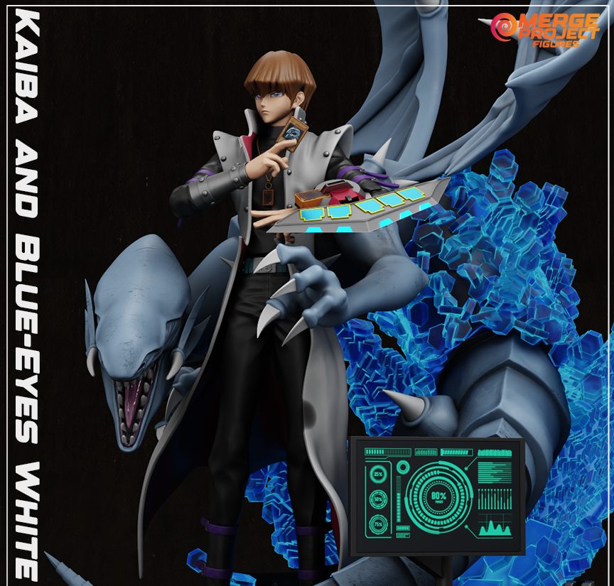 Merge Project Figures Kaiba And Blue Eyes White Dragon view 5