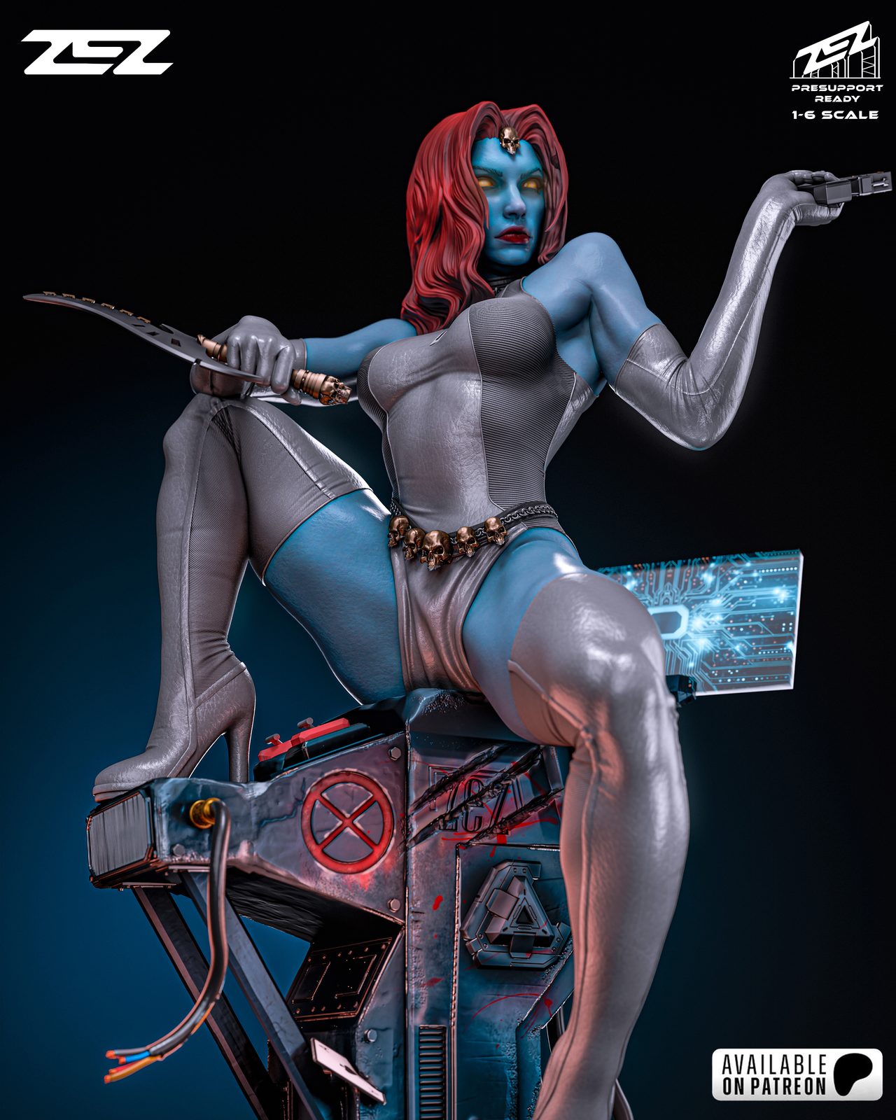 Zez Mystique Renders V8R view 2