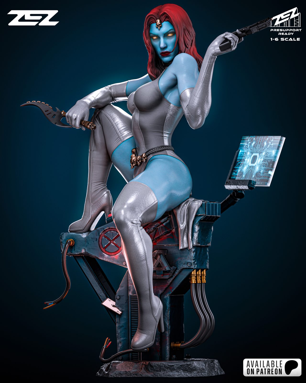 Zez Mystique Renders V8R view 4