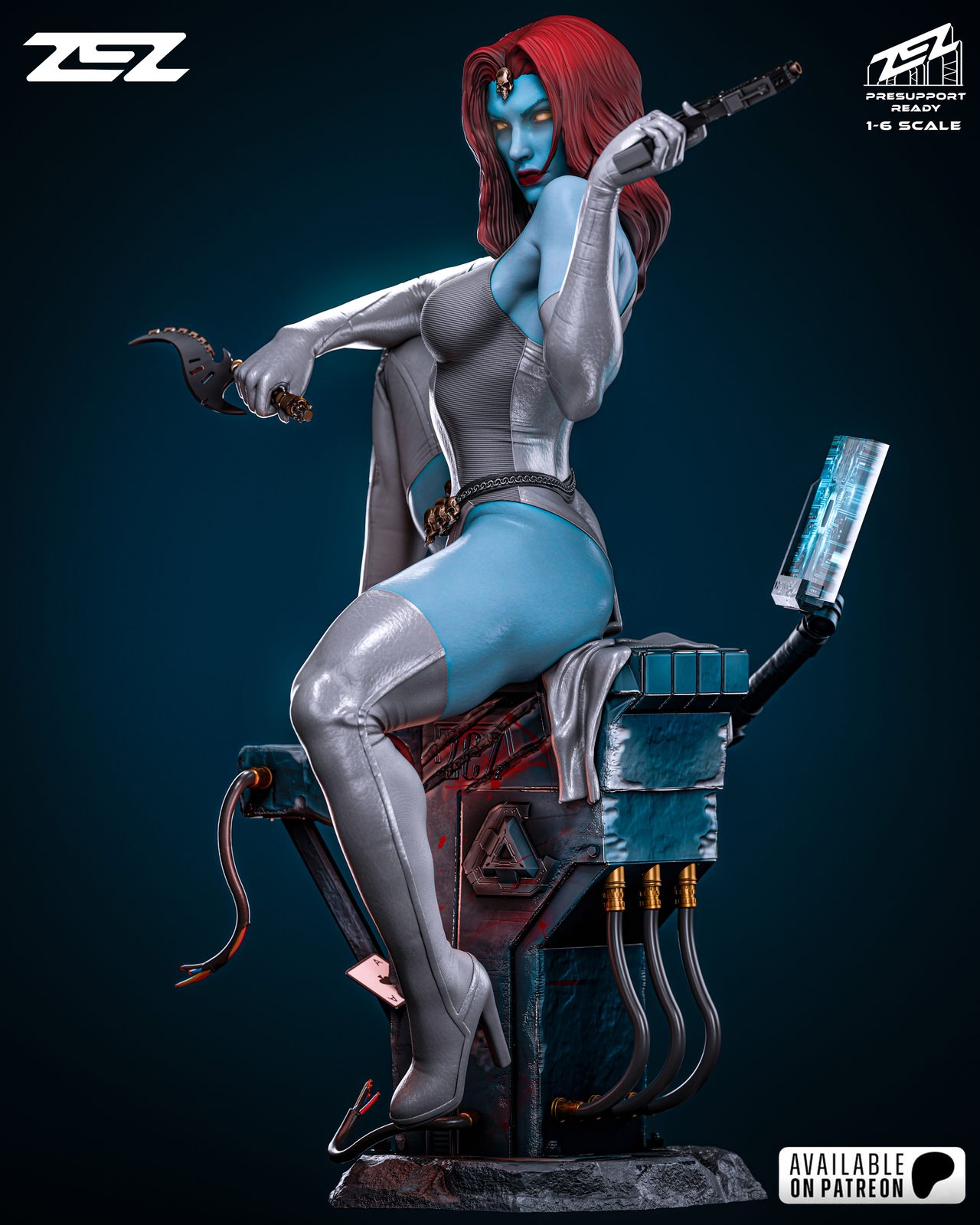 Zez Mystique Renders V8R view 5