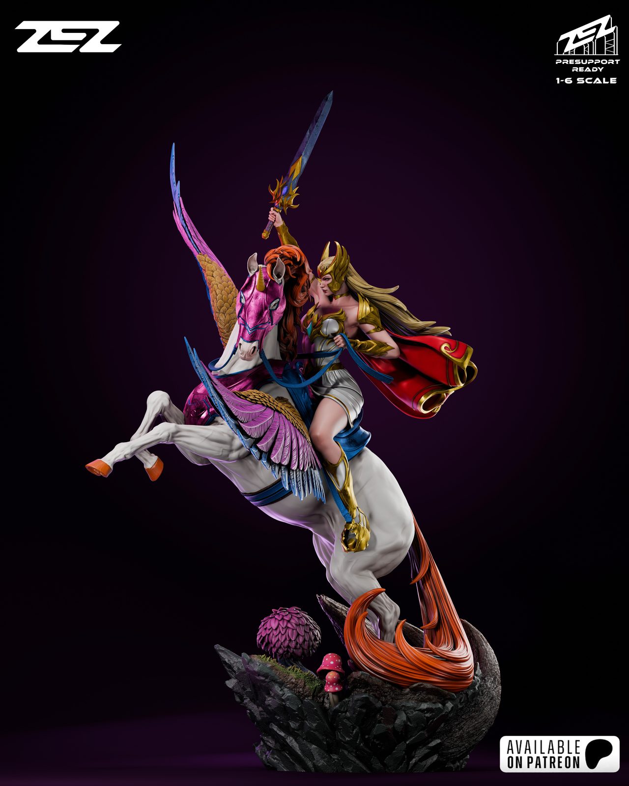 Zez She Ra Renders V8R view 4