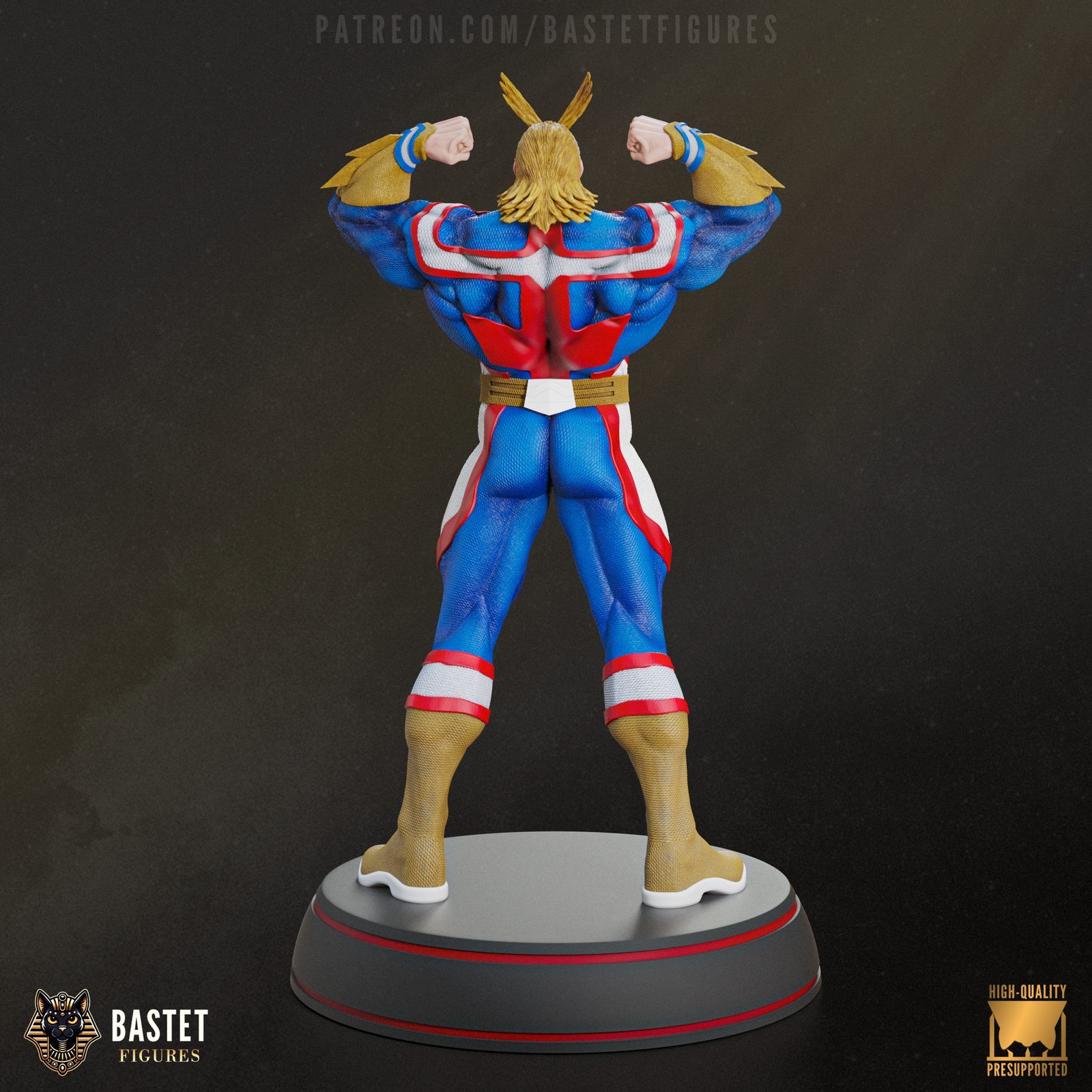 Bastet Figures My Hero Academia All Might T Me Moxomor Aka view 3