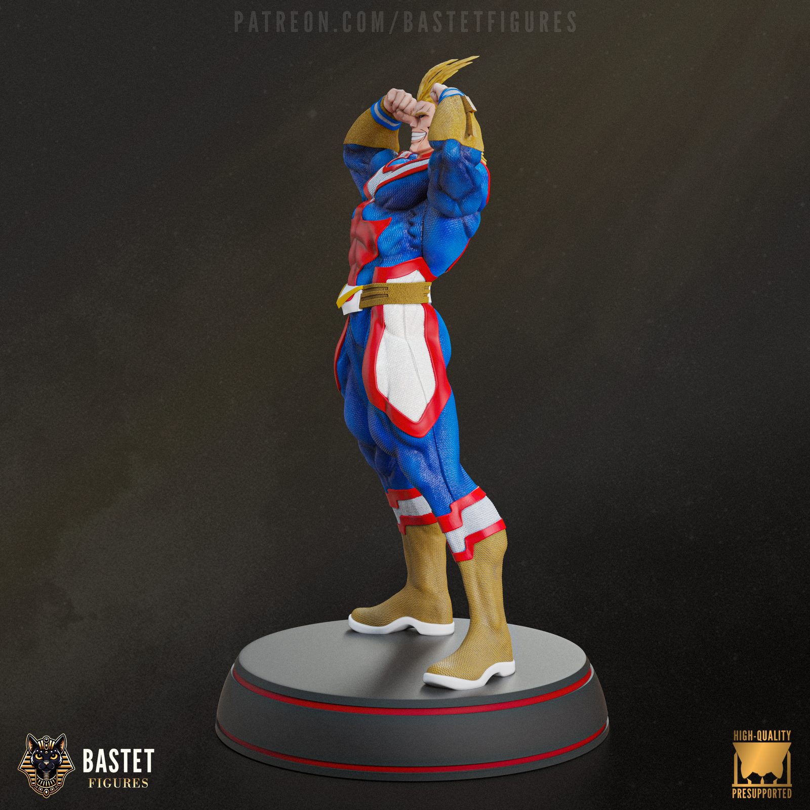 Bastet Figures My Hero Academia All Might T Me Moxomor Aka view 4