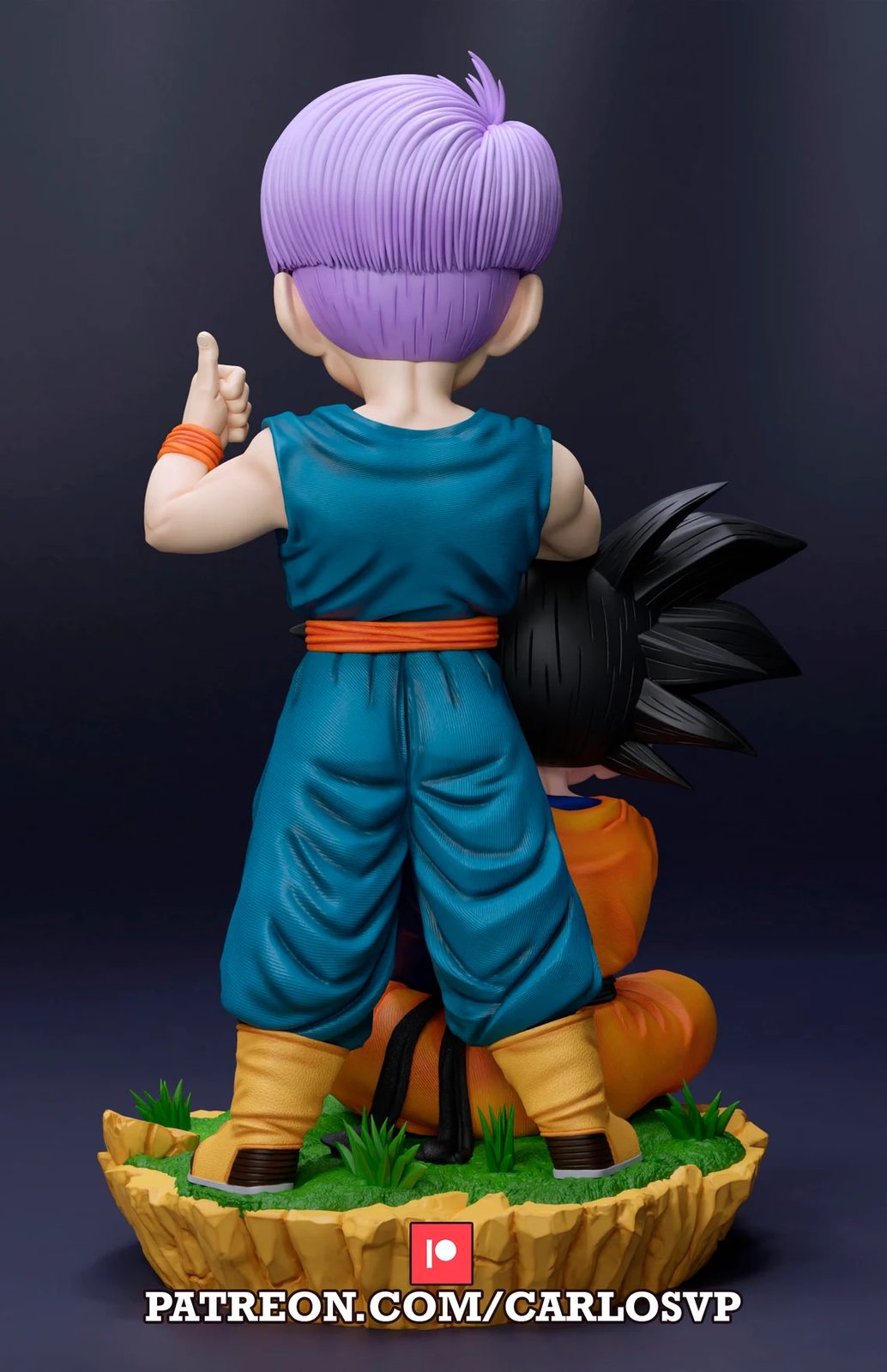 Carlos Vp Goten Trunks Diorama view 2