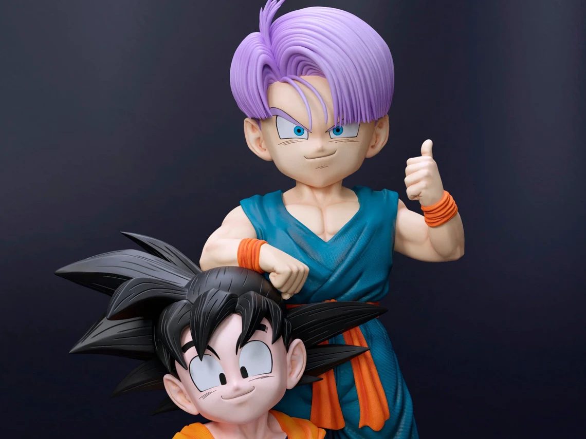 Carlos Vp Goten Trunks Diorama view 3
