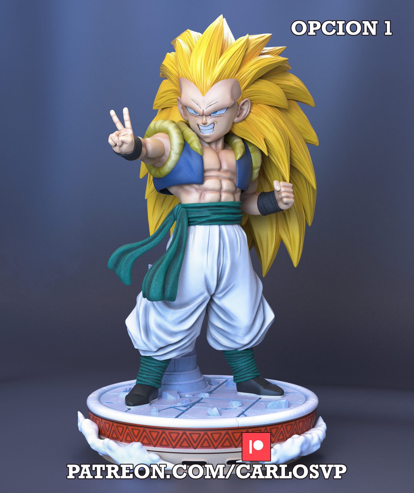 Carlos Vpgotenks Super Saiyan 3