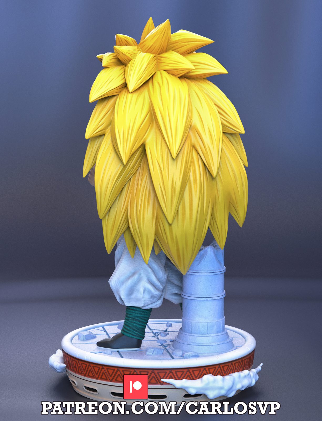 Carlos Vpgotenks Super Saiyan 3 view 5