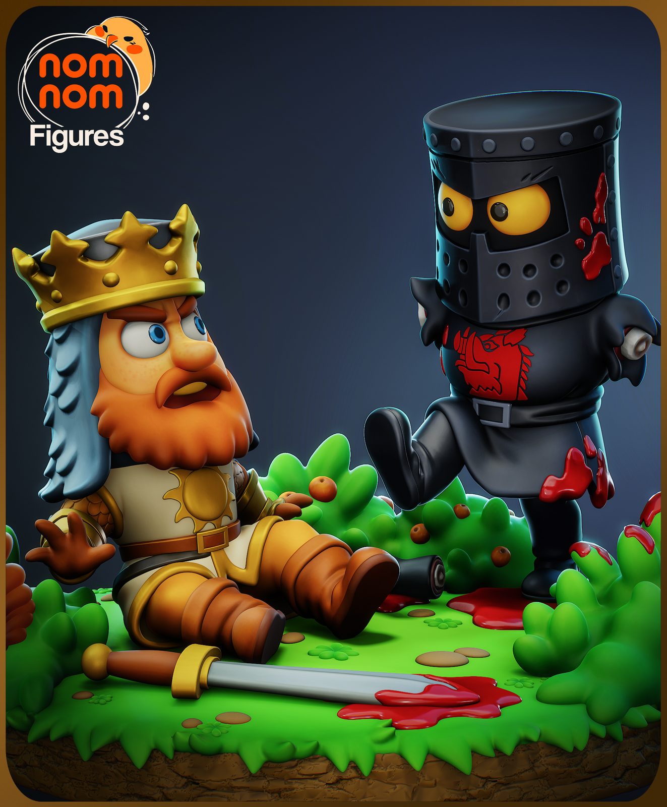 Chibi The Black Knight Monty Python And The Holy Grail view 2