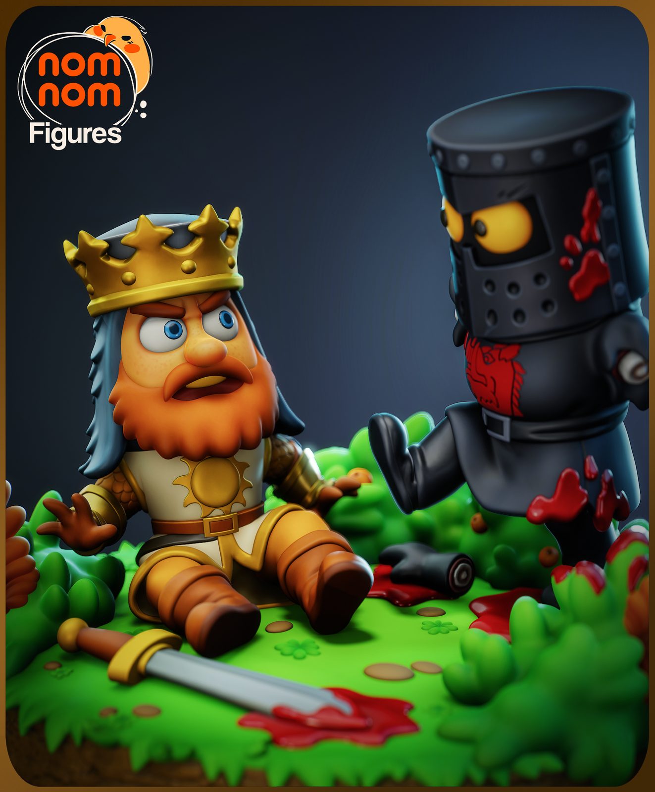 Chibi The Black Knight Monty Python And The Holy Grail view 3
