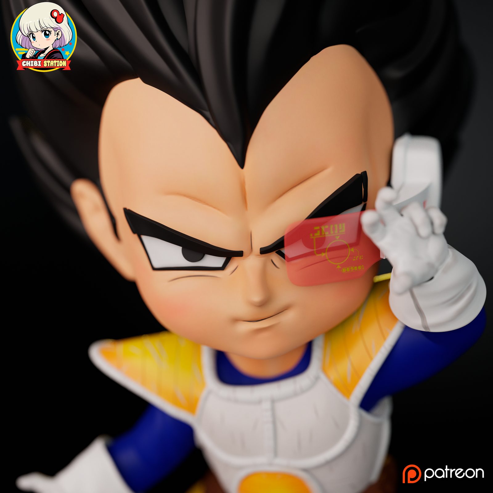 Chibistation Vegeta view 2
